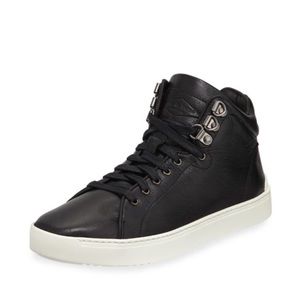 Rag & Bone black leather hightop Kent size 8